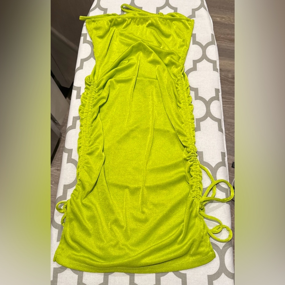 Vibrant Green Mini Dress